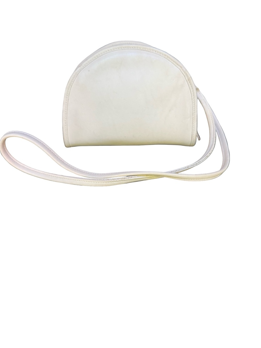 Vintage Coach Kimball Half-Moon Cream Crossbody Bag 1050-335